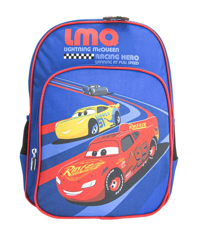 Ghiozdan scolar, clasa 0, imprimeu Cars, material impermeabil - imagine 4